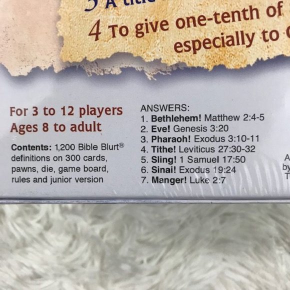 Bible Blurt Board Game - Picture 9 of 13